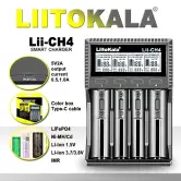 Cargador Li-ion/Ni-MH 18650 LiitoKala Lii-CH4