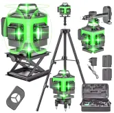 Nivel Láser 4D 16 Líneas + Accesorios + Maletín