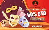 50% de dto. Suscripción 1 Año AbonoTeatro