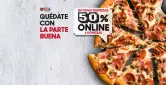 50% de Dto. en Pizzas Medianas y Familiares a Domicilio