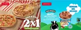 2x1 en Pizzas medianas y Familiares y 2xTarrina de helado Chip Happens B&Js solo 4,5€