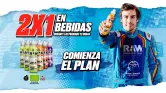 2x1 en Bebidas Raw Super Drink
