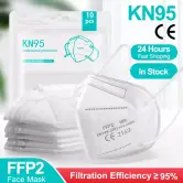 Pack de 100 Mascarillas protectoras FFP2 para adulto