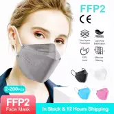 Pack de 100 Mascarillas FFP2 KN95 de 4 capas para adulto