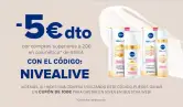 Cupón de 5€ por compras de +20€ en Cosmética Nivea