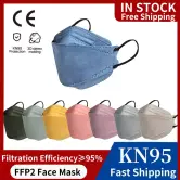 Pack 10x Mascarillas FFP2 Homologadas para adulto