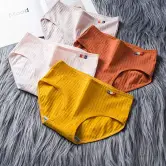 Ropa interior de algodón sin costuras para mujer
