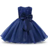 Vestido de princesa de flores para niña