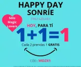 Compra 2 prendas y consigue 1 (productos desde 1€)