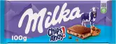 Milka Chips Ahoy! Tableta de Chocolate con Leche de los Alpes con Trozos de Galleta