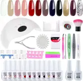 Kit uñas semipermanentes lámpara UV/LED + Accesorios Kit uñas semipermanentes lámpara UV/LED + Accesorios