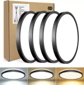 Pack 4 Plafones LED Techo 24W Pack 4 Plafones LED Techo 24W