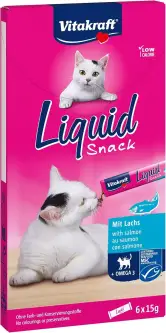  6x Snack Vitakraft líquido para gatos 