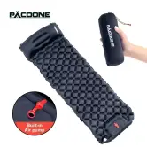 Esterilla inflable con almohada para acampar