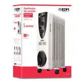 Radiador de Aceite EDM 2000 W 9 elementos