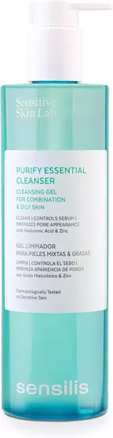 Gel Sensilis Purify essential cleanser 400ml