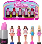 Set 5 pintalabios Barbie Mini Barbieland + minifiguras