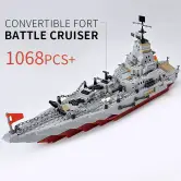 Bloques de construcción Buque de guerra 1068pcs