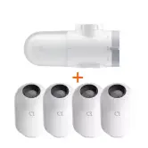 Purificador de agua para grifo de cocina + 4 filtros de carbón activado natural