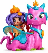Reina y Dragón Volador Pinypon