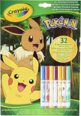 Libro de actividades Crayola Pokémon