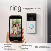 Ring videotimbre con batería  con vídeo HD 
