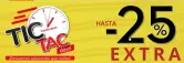 Hasta un 25% EXTRA en los Tic Tac Days de Conforama
