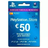 Tarjeta prepago de PSN saldo 50€ Tarjeta prepago de PSN saldo 50€