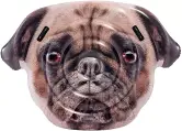 Colchoneta perro pug hiperrealista con asas Intex Colchoneta perro pug hiperrealista con asas Intex