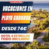  Vacaciones en Playa Granada en Hotel 4 ⭐️ con todo incluido desde 74€