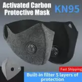 Mascarilla filtro carbono activado KN95