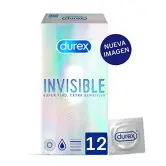 Durex Preservativos Invisibles Extra Sensitivos 12 condones