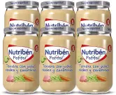 Potitos de ternera con judías verdes y zanahoria Nutribén Pack 6x235gr