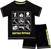 Pijamas de manga corta para niños Battle Royale