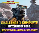 Cabeza Ratch Rider para Borderlands 3 (Multiplataforma) Cabeza Ratch Rider para Borderlands 3 (Multiplataforma)