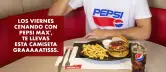Cena los viernes en Vips y llévate la icónica camiseta Pepsi