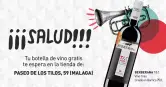 Botella de vino tinto Berberana (Málaga)