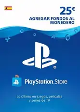 Tarjeta prepago de PSN ES saldo 25€