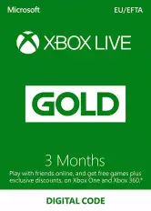 3 Meses Suscripción Xbox Live Gold