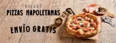 Disfruta de las nuevas pizzas napoletanas a domicilio con gastos de envío gratis