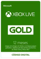 12 meses Xbox Live Gold