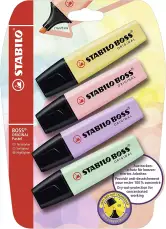 4x Marcadores Stabilo Boss