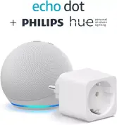 Echo Dot (4.ª generación) + Philips Hue Smart Plug