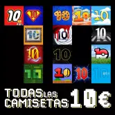 Todas las camisetas 10€ + Calcetines GRATIS con tu pedido
