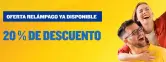 20% Dto. en ofertas relámpago en vuelos Ryanair