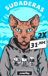 2X Sudaderas + Calcetines gratis en Pampling