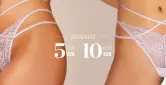 5 Braguitas 22€ o 10 Braguitas 42€ (+150 diferentes a elegir) Hunkemöller