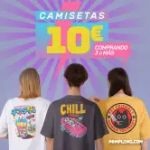 Camisetas a 10€ comprando 3 o más + calcetines gratis en Pampling