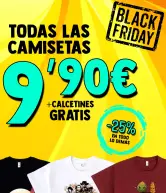 TODAS las camisetas 9,9€ + 25% Dto. en TODO lo demás + calcetines gratis en Pampling