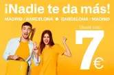 Madrid a Barcelona y viceversa en Avlo